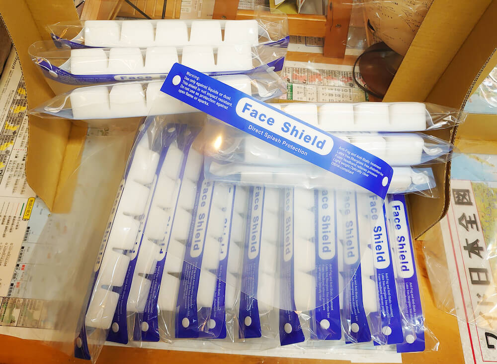 フェイスシールドの画像